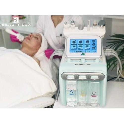 BEAUTY LUX H2O2 HYDROGEN Косметологічний комбайн 7 в 1, Гідропілінг, RF-ліфтинг, Фонофорез, УФ-скраббер, Кріотерапія, Киснева мезотерапія, LED-терапія