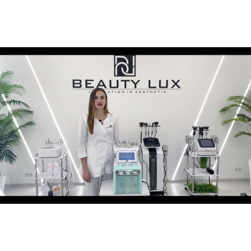 BEAUTY LUX H2O2 HYDROGEN LED Косметологічний комбайн 7 в 1, Гідропілінг, RF-ліфтинг, Фонофорез, УФ-скраббер, Кріотерапія, Киснева мезотерапія, LED-терапія