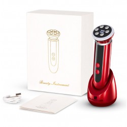 Портативний апарат для обличчя. BEAUTY LUX М1605 Мікроструми, РФ ліфтинг, LED терапія