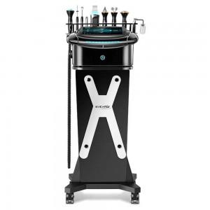 Косметологічний комбайн 9 в 1 BEAUTY LUX AQUA SKIN SMART 2.0 Black  Мікроструми, РФ, Фонофорез, УЗ скраббер, Електропорація, Кріотерапія